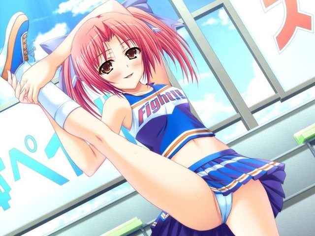 二次ロリ少女がチアガール姿で応援してくれるなら明日からの一週間も頑張れるロリチア二次画像-5