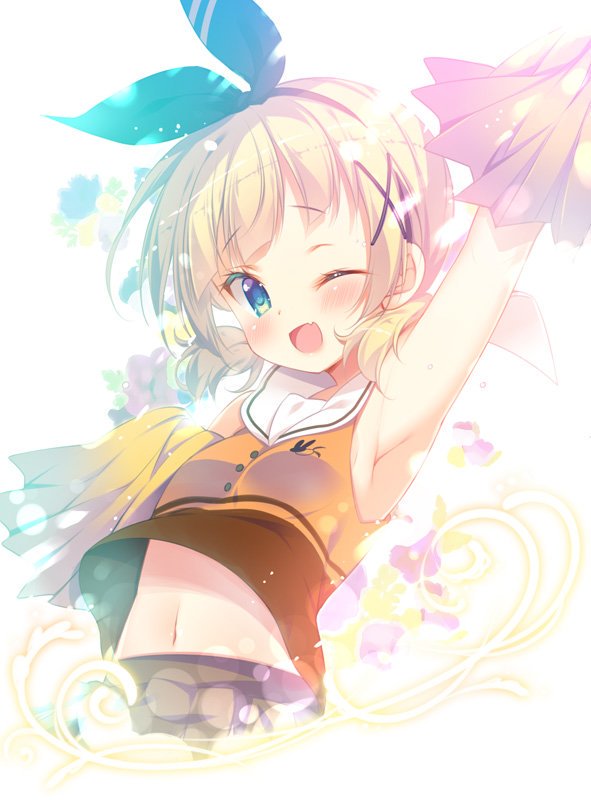 二次ロリ少女がチアガール姿で応援してくれるなら明日からの一週間も頑張れるロリチア二次画像-9
