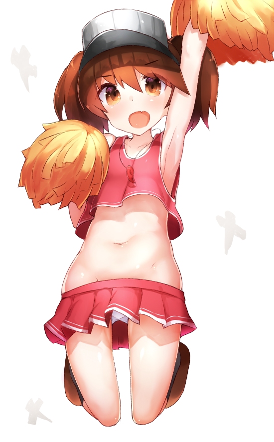 二次ロリ少女がチアガール姿で応援してくれるなら明日からの一週間も頑張れるロリチア二次画像-21