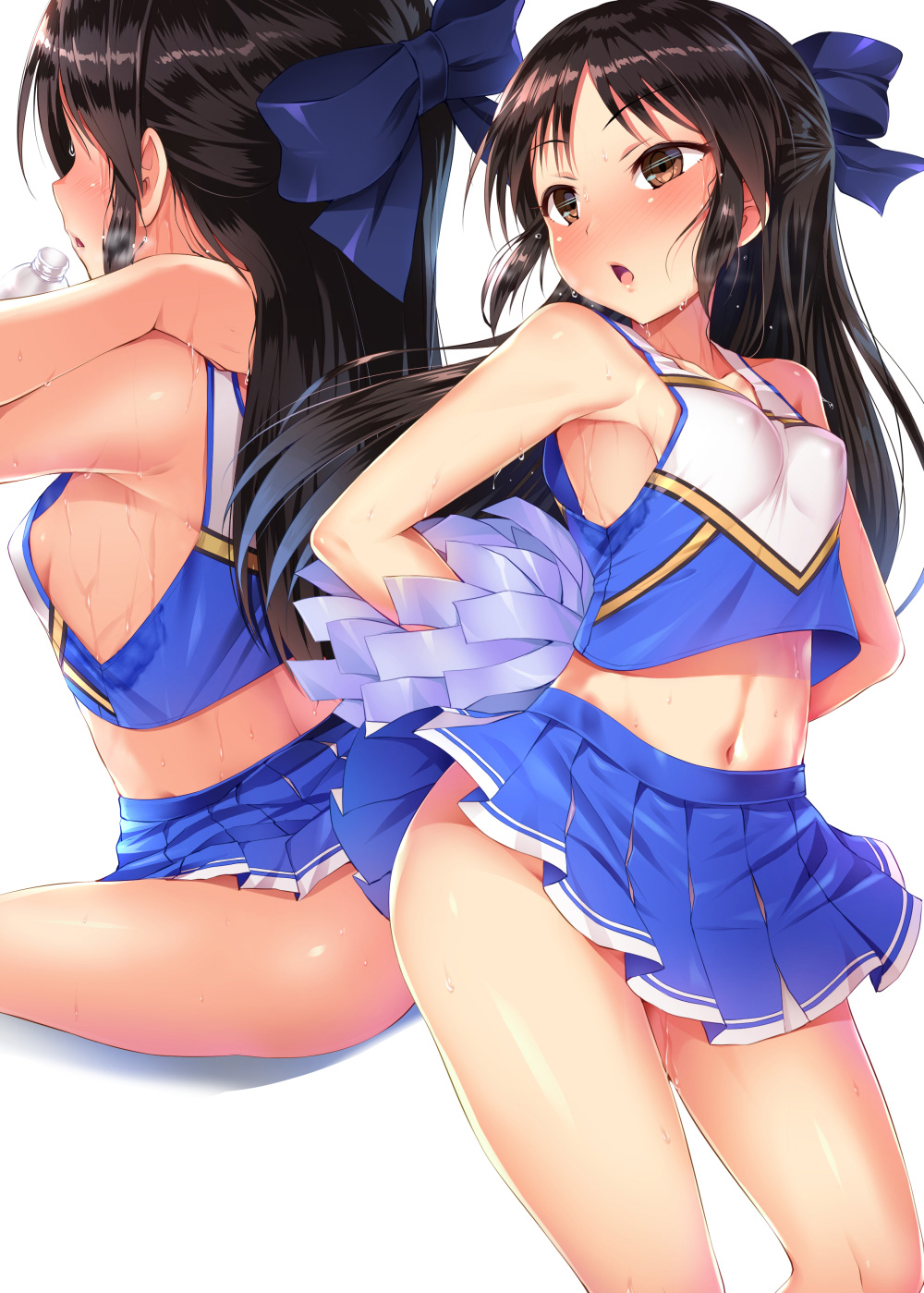 二次ロリ少女がチアガール姿で応援してくれるなら明日からの一週間も頑張れるロリチア二次画像-34