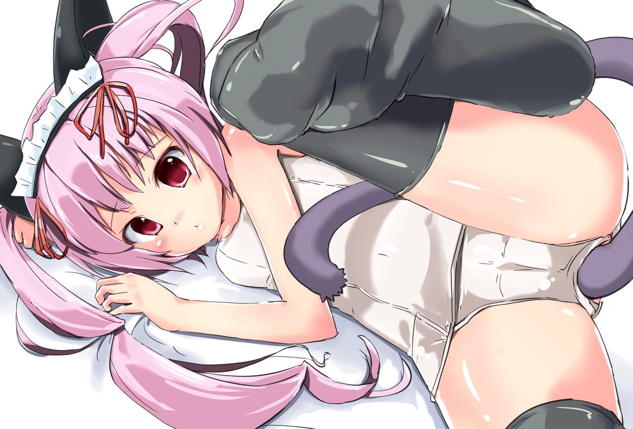 二次ロリ少女をプールや水辺以外でスク水姿にして別の目的でスクール水着を味わっちゃう二次エロ画像-24