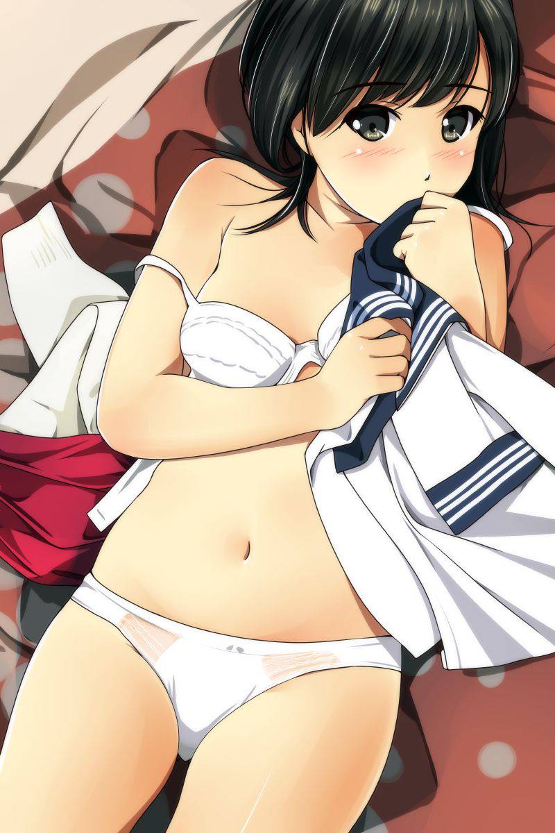 制服JCやJKを押し倒して今からいただきますするような押し倒し制服美少女二次エロ画像-24
