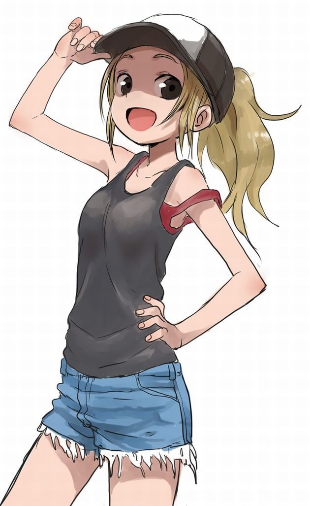 気付けば薄着の季節も終わりそうなのでノースリーブで肩出し薄着なロリ少女の健全画像を見て過ぎ行く夏を偲ぶ二次萌え画像-35