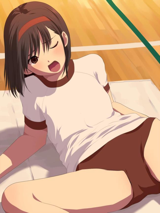 二次ロリ少女のブルマ姿が健全なはずなのにエロスをなぜ感じるのか考えるブルマロリ二次エロ画像100連発！-24