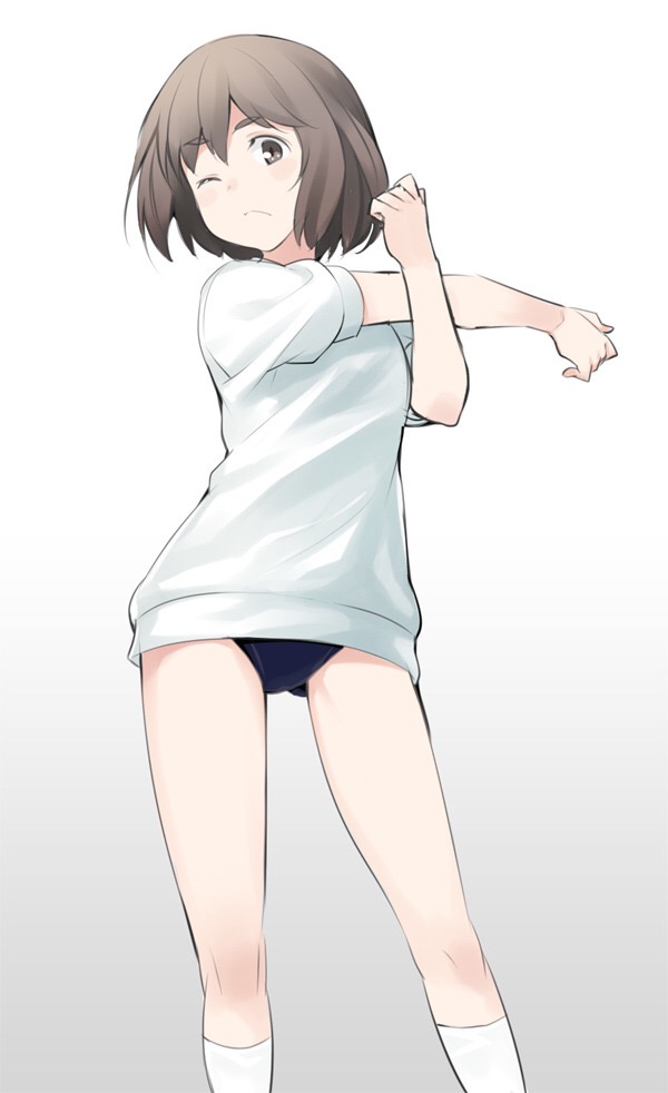 二次ロリ少女のブルマ姿が健全なはずなのにエロスをなぜ感じるのか考えるブルマロリ二次エロ画像100連発！-34