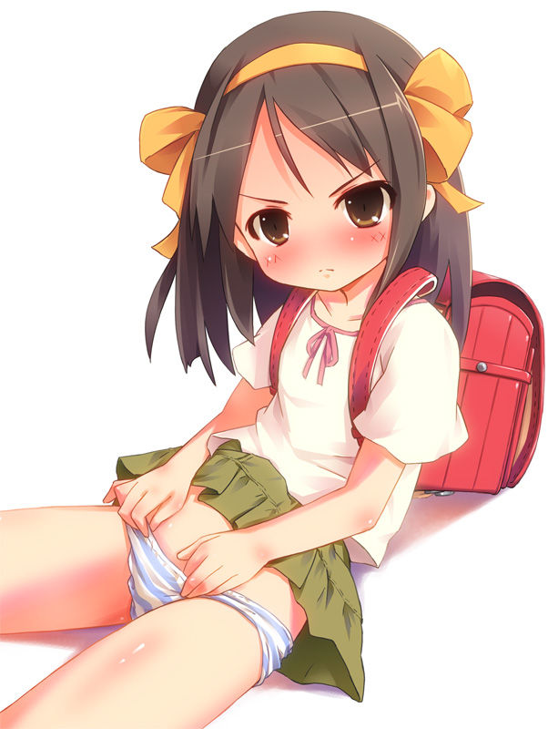 二次ロリランドセル女子小学生の女児ショーツやパンツやパンツの中身が見えちゃうエッチなJS二次エロ画像-8