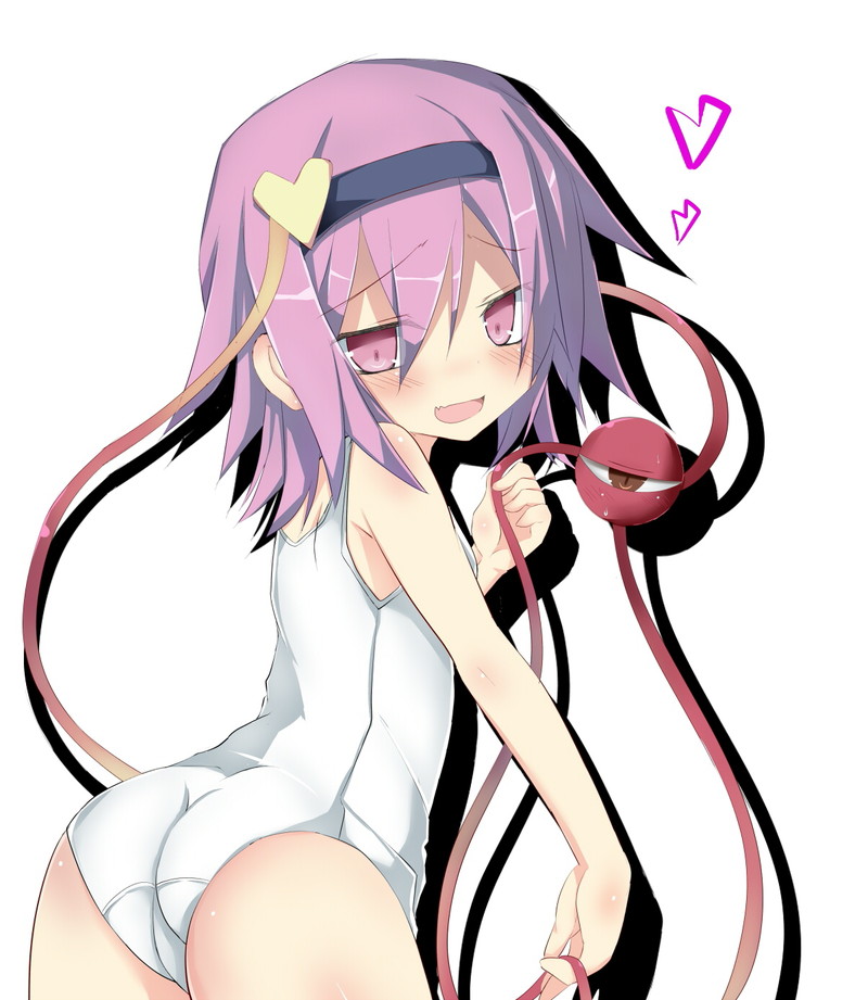 二次ロリ少女が濡れたら透けちゃいそうな白スクール水着を見せてくれる白スクロリ二次エロ画像-38