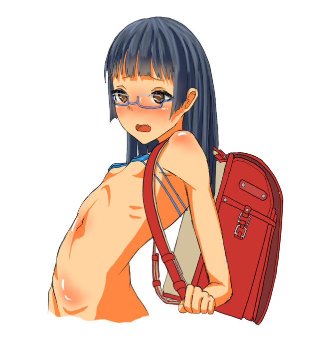 二次ロリ少女の濡れたら透けて丸見えになっちゃうs炉のマイクロビキニでエッチな二次エロ画像-27