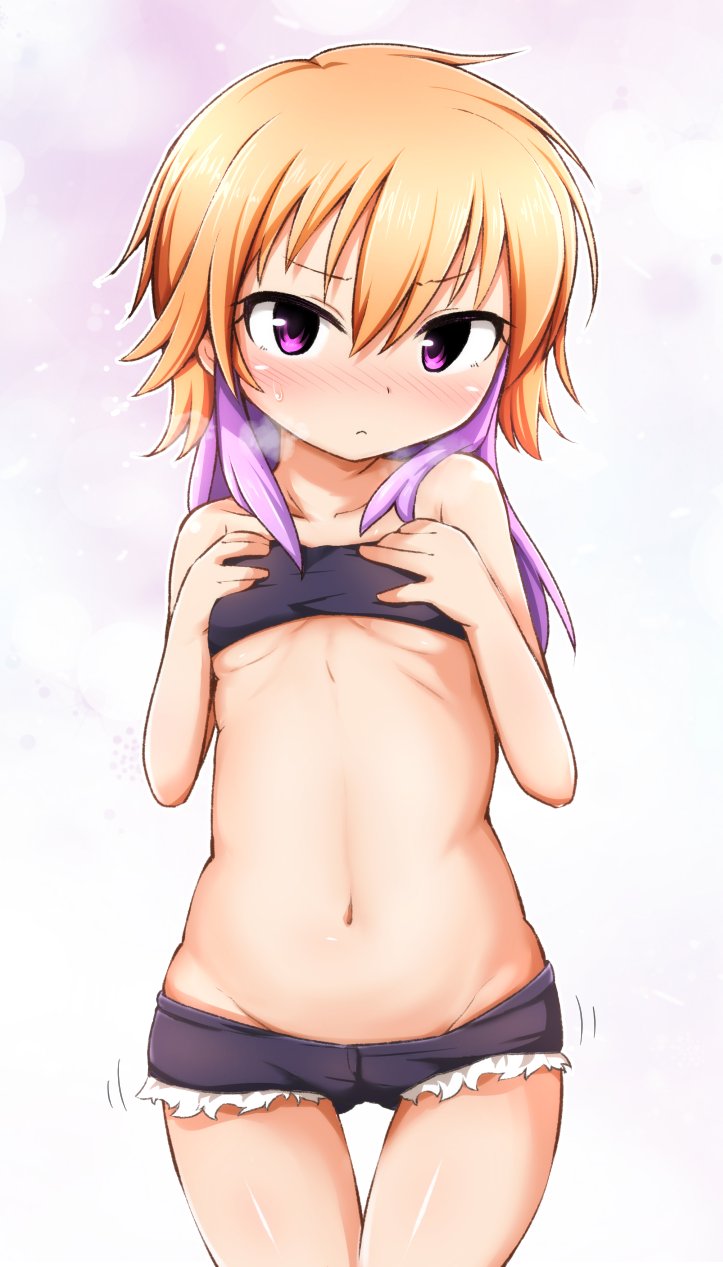 二次ロリ少女のショートパンツやホットパンツ姿がエッチで健康的でボーイッシュな二次エロ画像-6