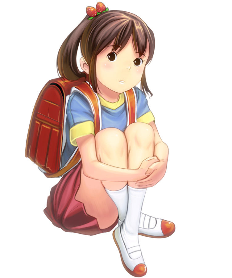 日曜日だしあえてランドセル姿のロリ女子小学生を見て楽しむランドセルJSロリ二次エロ画像-6