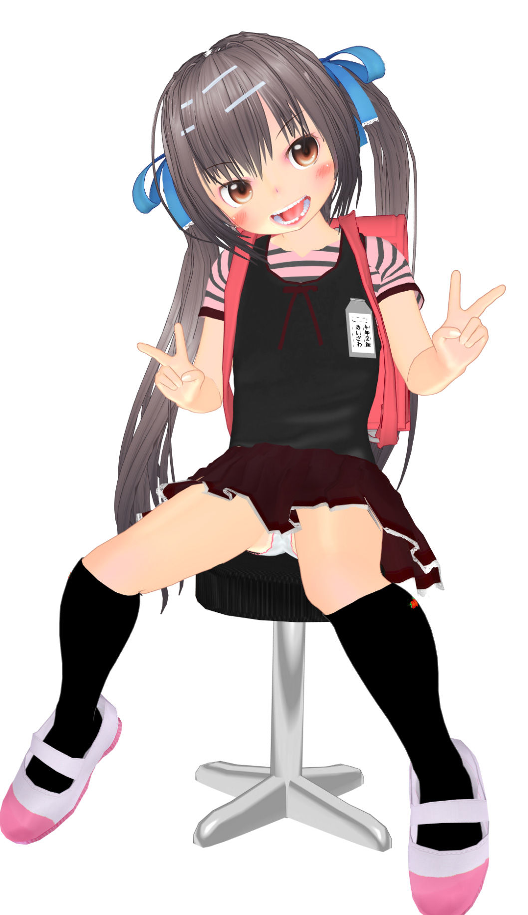 日曜日だしあえてランドセル姿のロリ女子小学生を見て楽しむランドセルJSロリ二次エロ画像-24