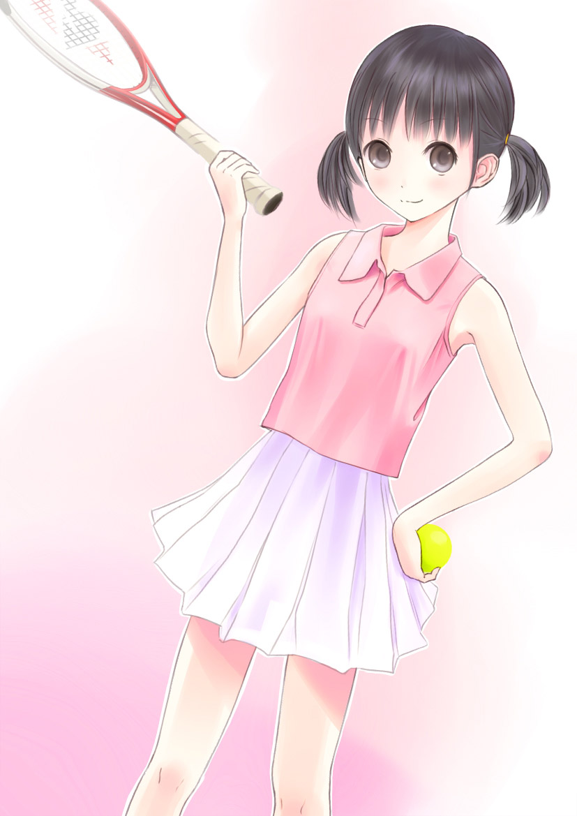 二次テニスウェア美少女のアンダースコートでも興奮しちゃう健康的でエッチな二次エロ画像-14