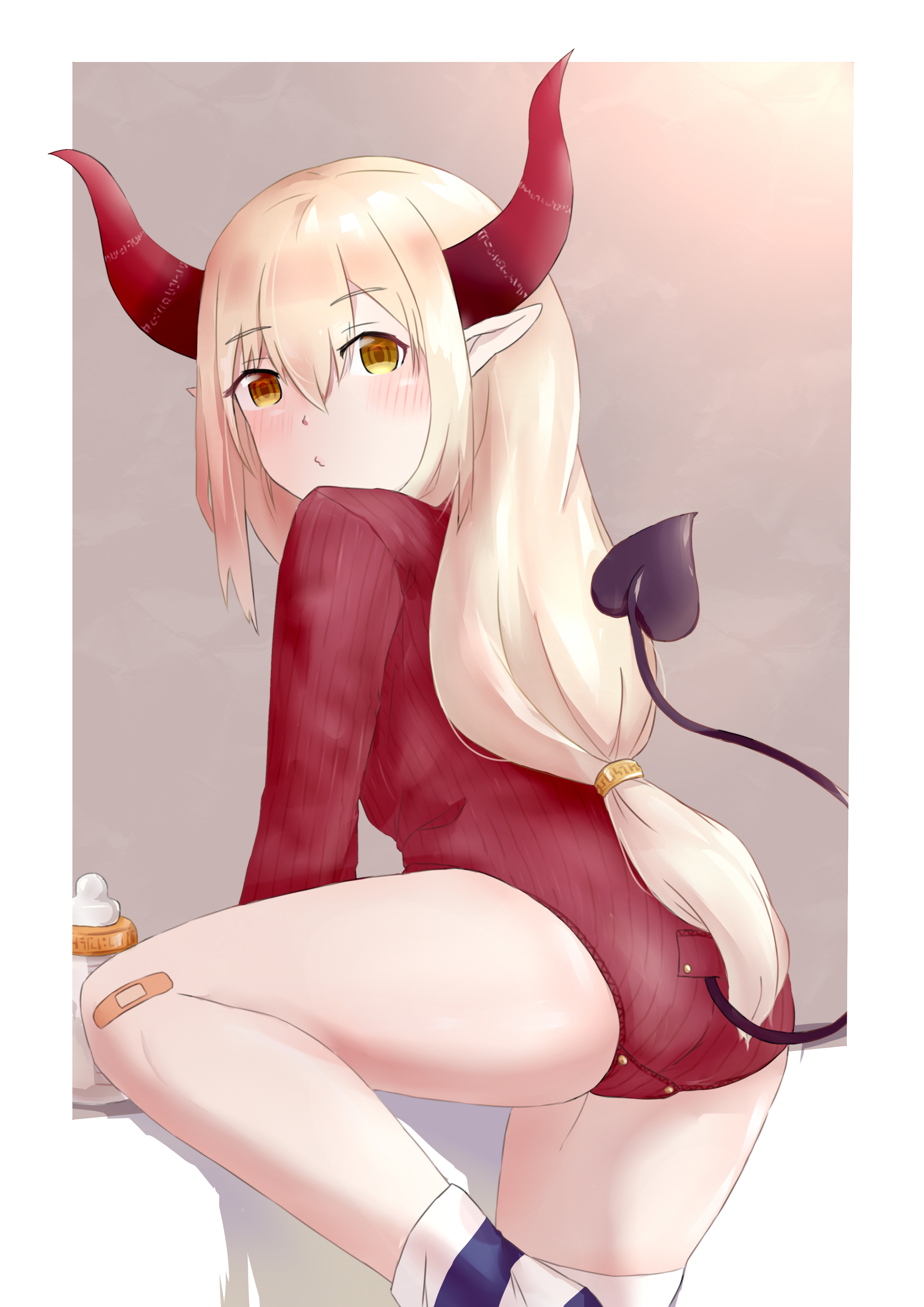 二次美少女が例のヒートテックを着てボディラインのセクシーな二次エロ画像-35