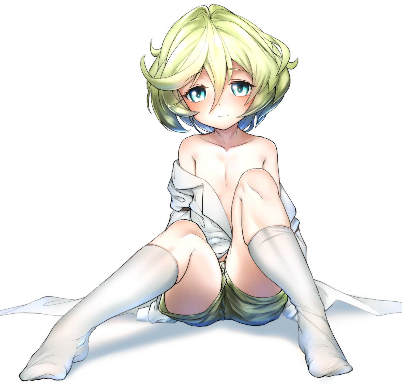 二次ロリ少女が白い靴下穿いたままのエッチな姿がたまらない白ソックスロリ二次エロ画像-29