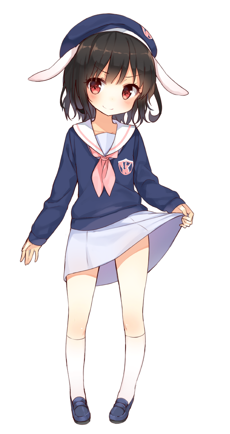 ローファーはいた制服ロリ少女、制服JSやJCっぽいローファーロリ少女の二次エロ画像-21