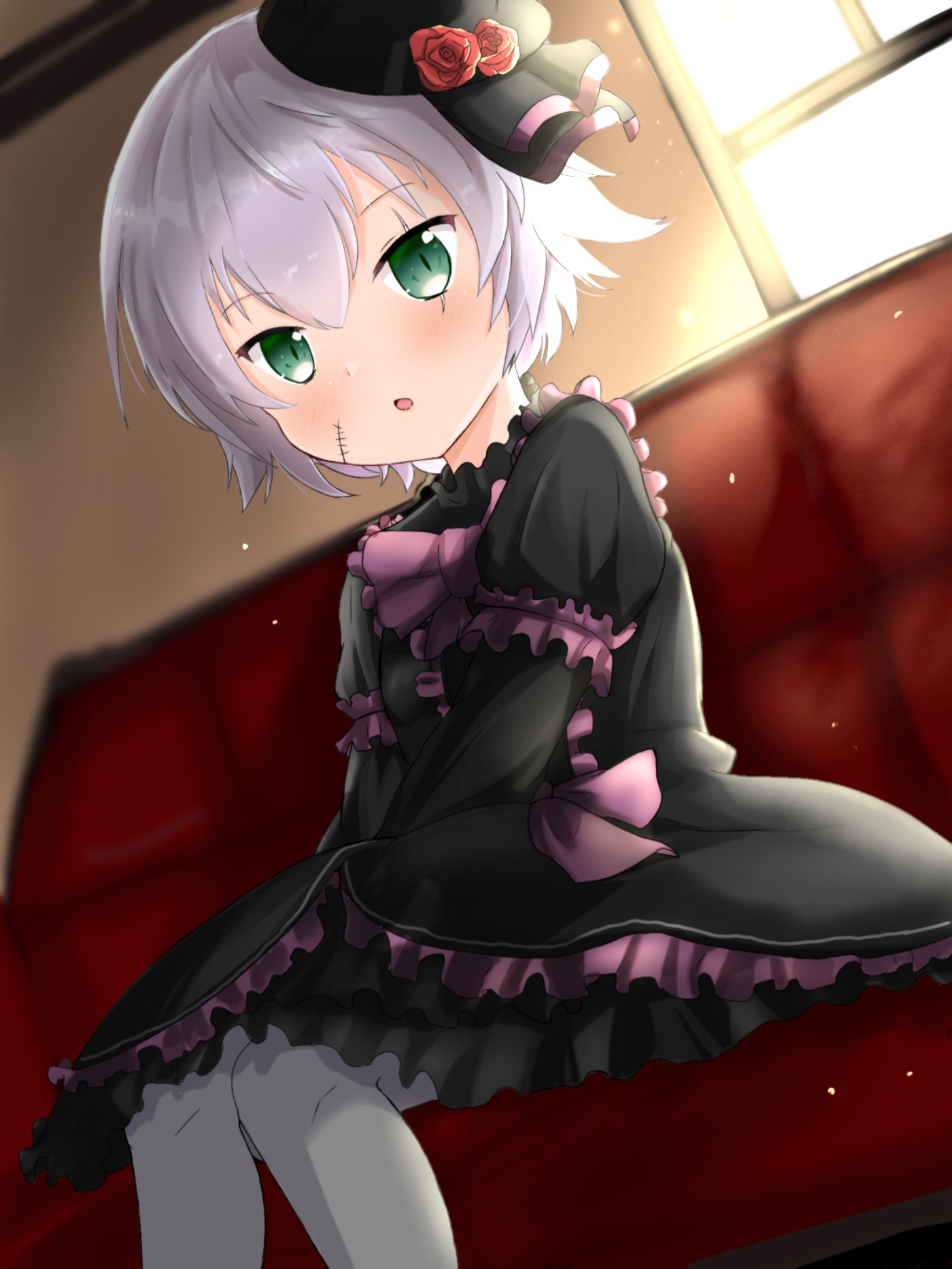 季節外れだけど二次ロリ少女の白パンストや白タイツ姿がエッチでかわいい二次エロ画像-5