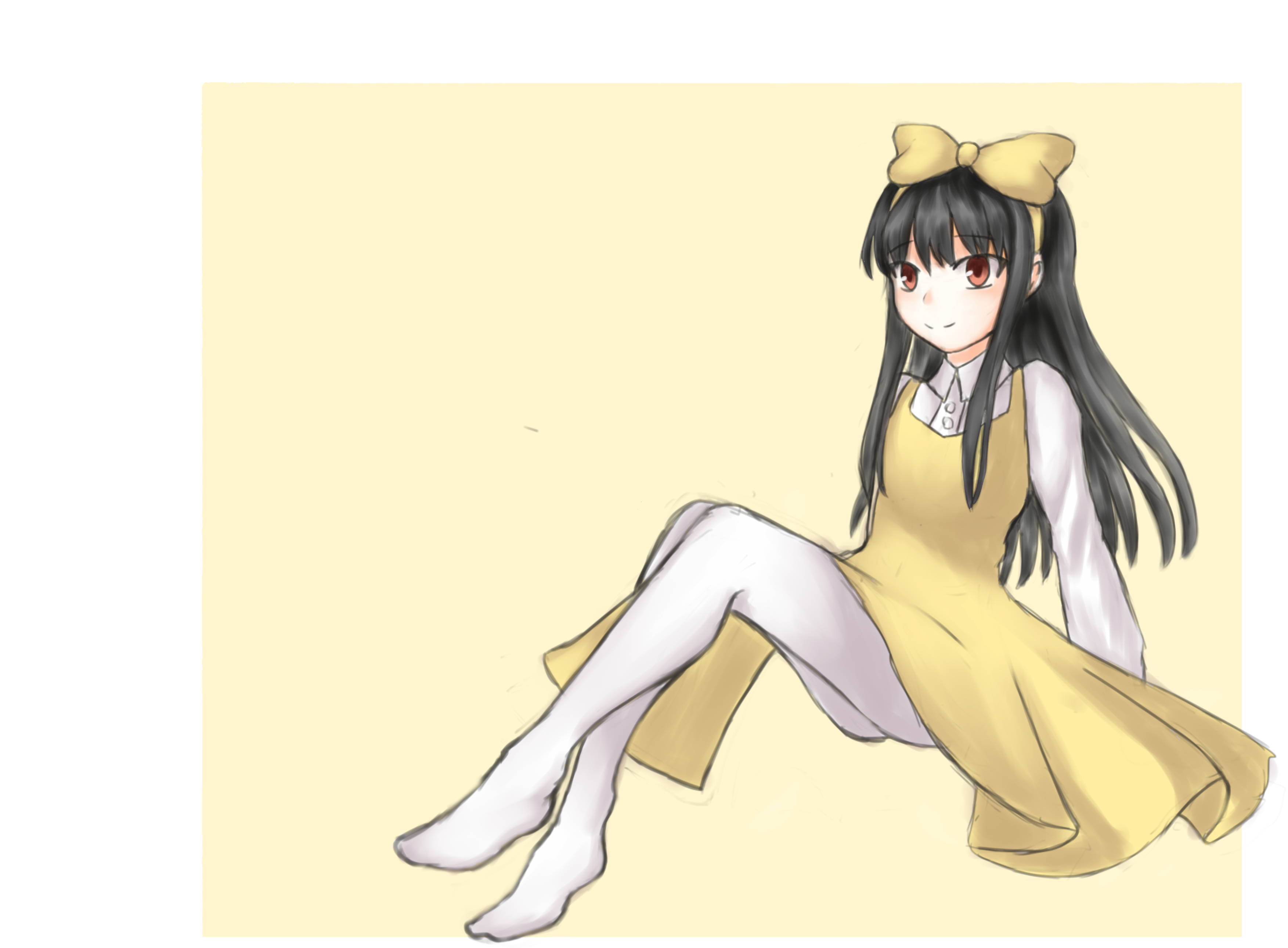 季節外れだけど二次ロリ少女の白パンストや白タイツ姿がエッチでかわいい二次エロ画像-30