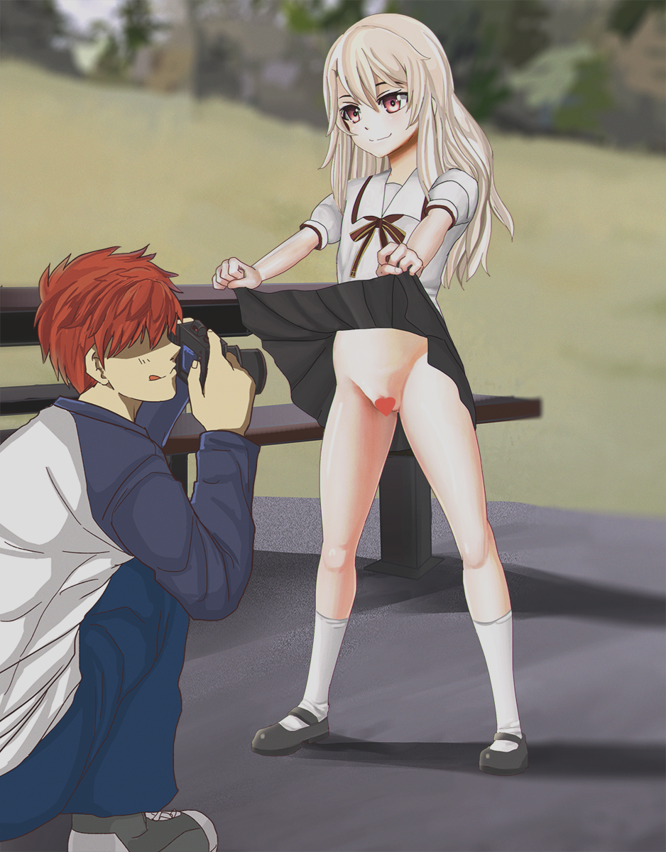 二次ロリ少女が昭和のお嬢様感あるストラップフォーマルシューズやストラップローファー姿の二次エロ画像-33