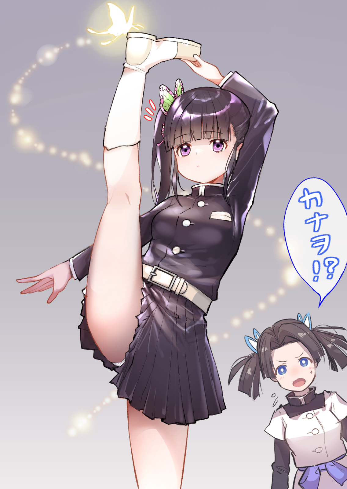 二次ロリ少女のキュロットスカート、太ももと可愛いパンチラが拝めそうでドキドキする二次エロ画像-24