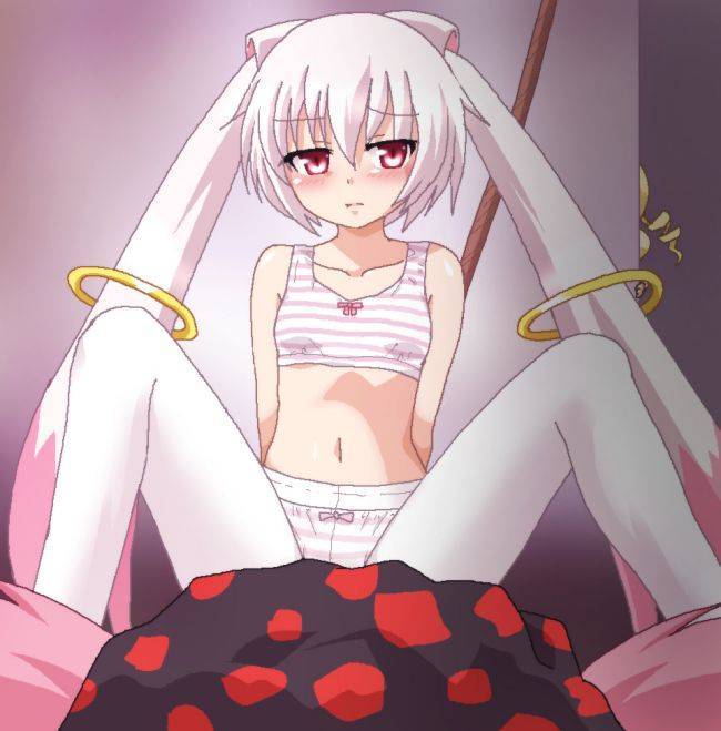 二次ロリ少女の白パンスト白タイツの地肌の透けて桃色かわいいロリ白タイツパンスト二次エロ画像-5