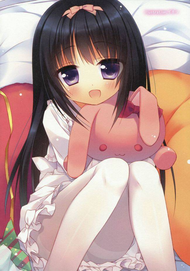 二次ロリ少女の白パンスト白タイツの地肌の透けて桃色かわいいロリ白タイツパンスト二次エロ画像-14