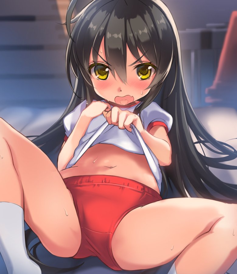 二次ロリ少女のおっさんウケ良さそうなブルマ姿でエッチに思えるロリブルマ体操服二次エロ画像-3