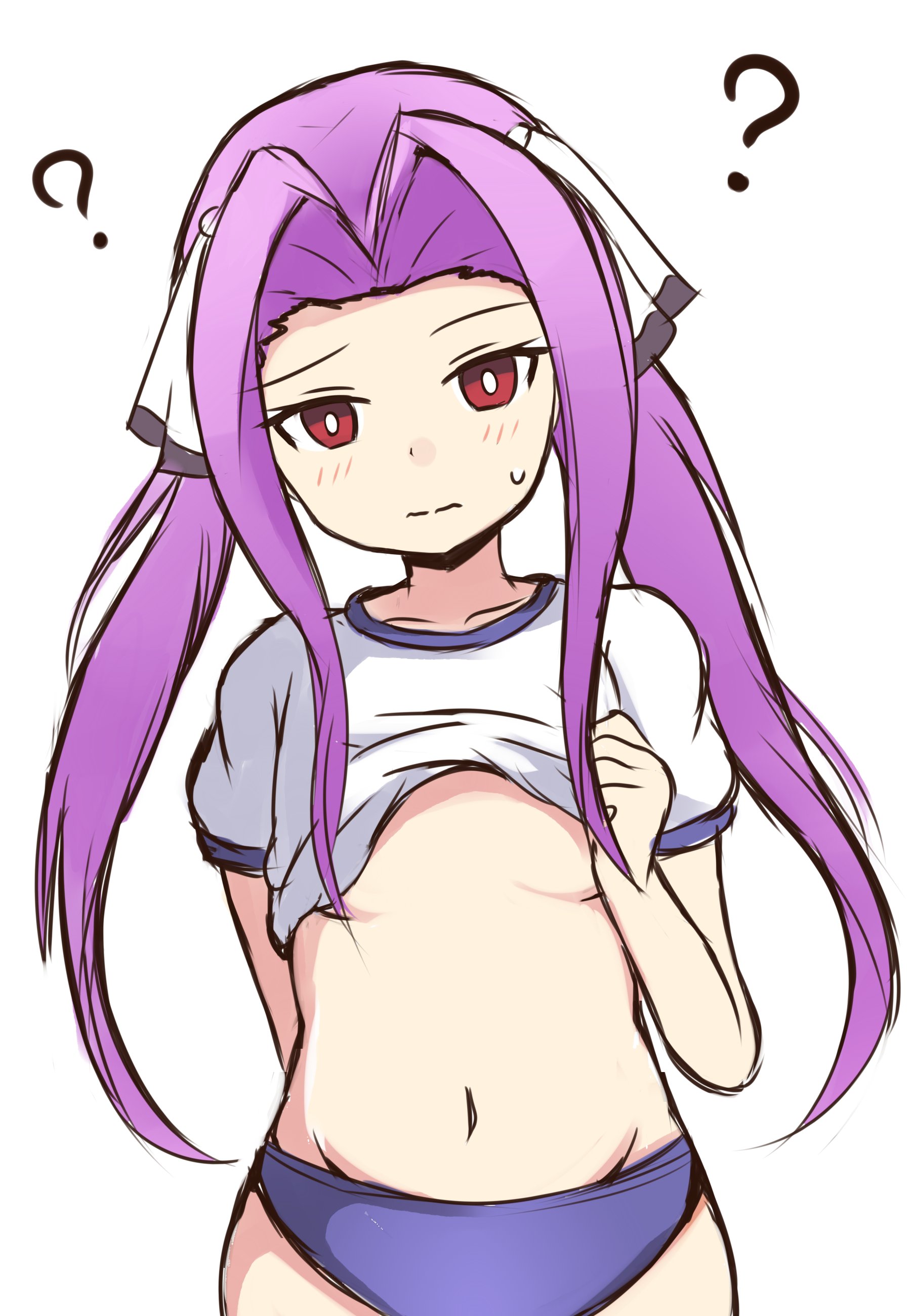 二次ロリ少女のおっさんウケ良さそうなブルマ姿でエッチに思えるロリブルマ体操服二次エロ画像-12