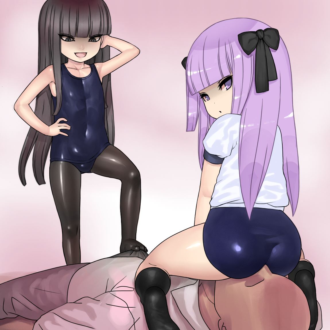 二次ロリ少女のおっさんウケ良さそうなブルマ姿でエッチに思えるロリブルマ体操服二次エロ画像-30