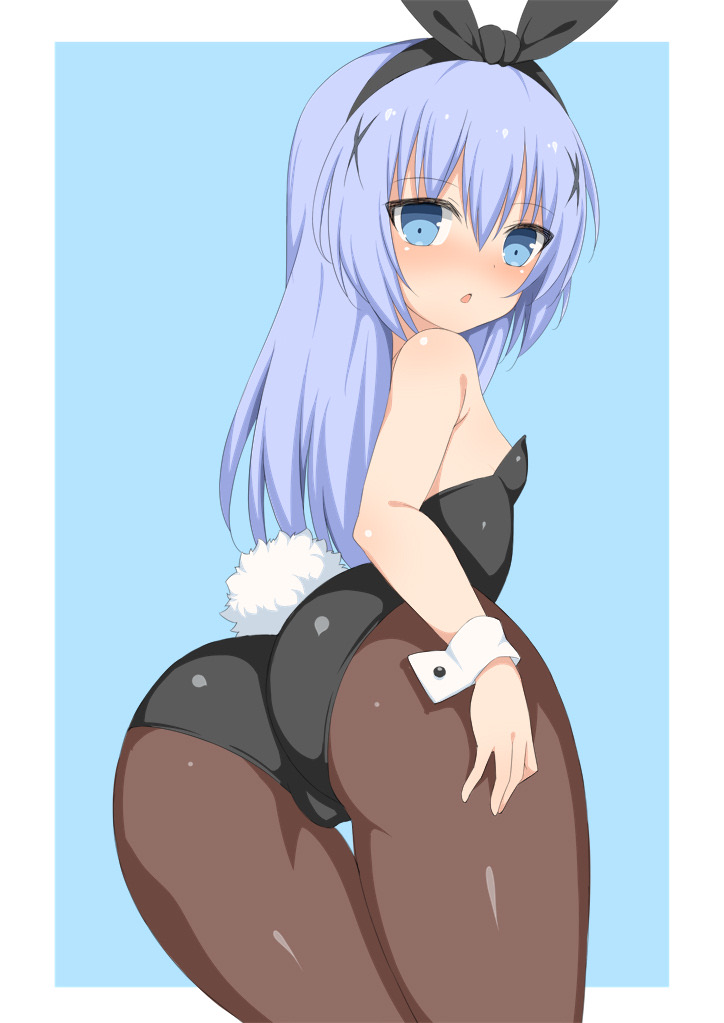 二次ロリ少女のバニーガール姿、ロリバニーレオタードのエッチでかわいい二次エロ画像-24