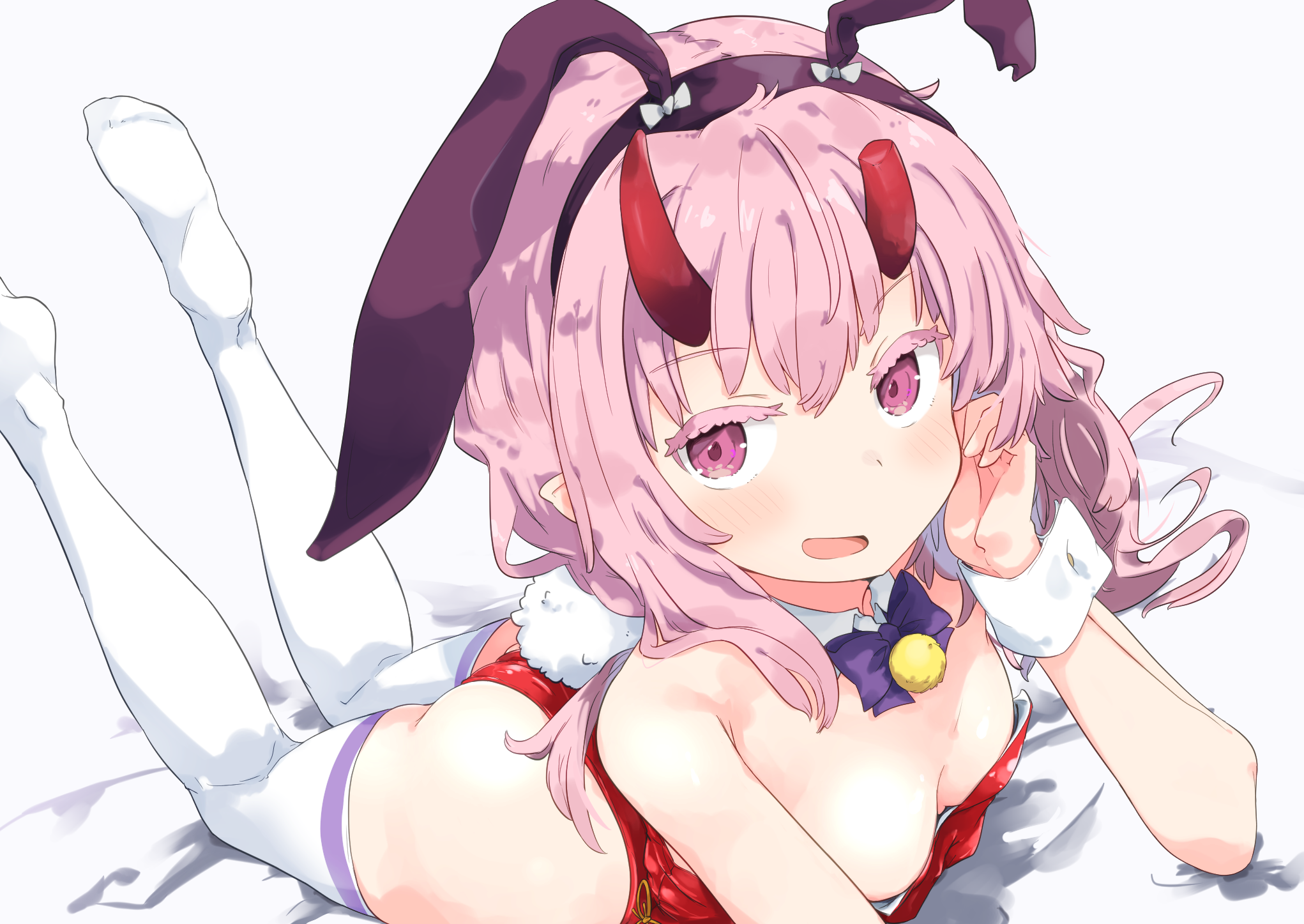 二次ロリ少女のバニーガール姿、ロリバニーレオタードのエッチでかわいい二次エロ画像-79
