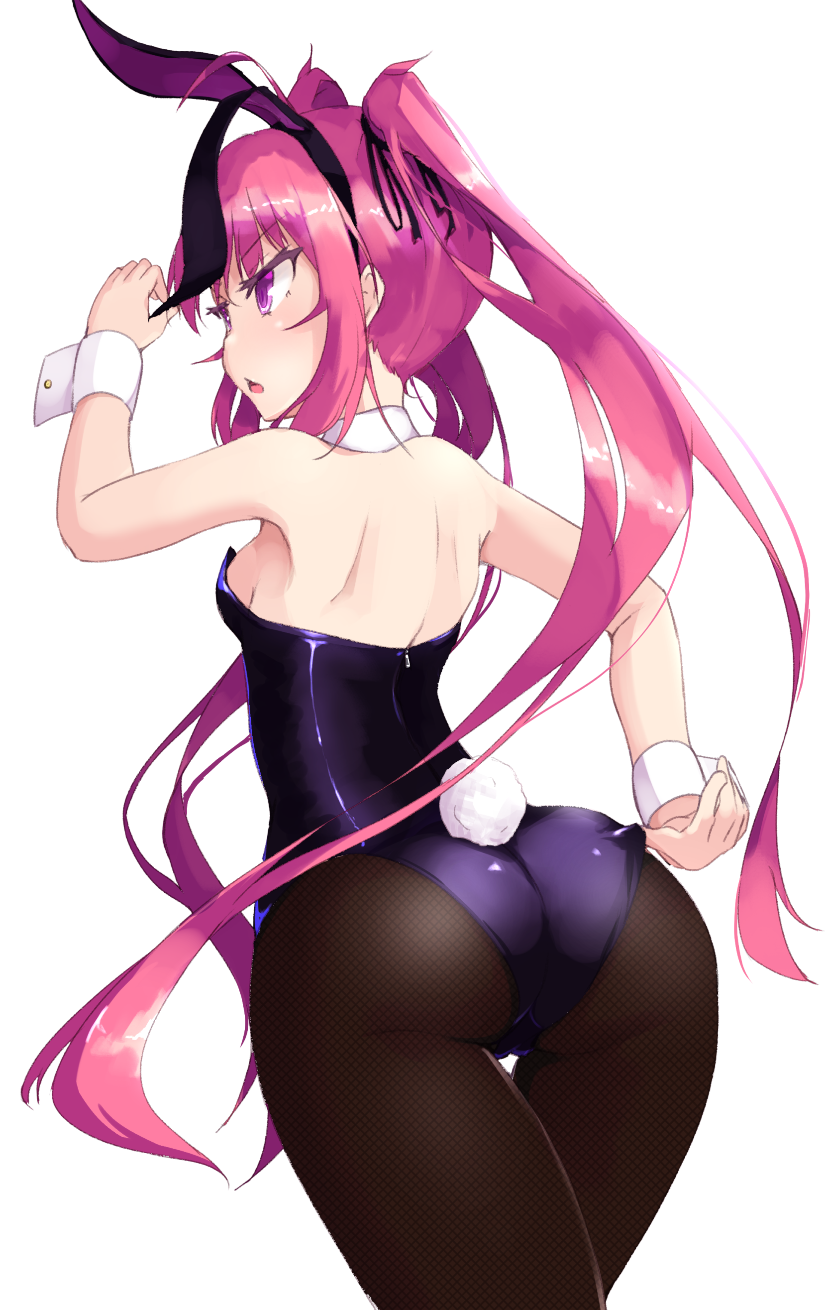 二次ロリ少女のバニーガール姿、ロリバニーレオタードのエッチでかわいい二次エロ画像-86