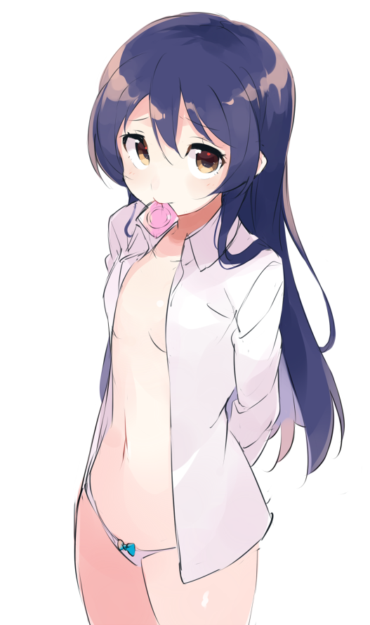 二次ロリ少女がワイシャツやブラウスなどはだけさせちゃって見える素肌やちっぱいにドキドキしちゃう二次エロ画像-13