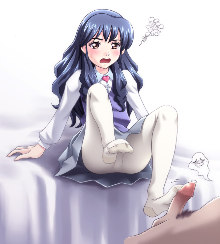 二次ロリ少女によく似合う白タイツが可愛いロリ白タイツふともも二次エロ画像-5