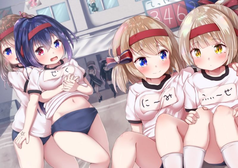 二次ロリ少女のブルマ姿に青春がよみがえる気がする二次でしか見れないブルマロリ二次エロ画像-32