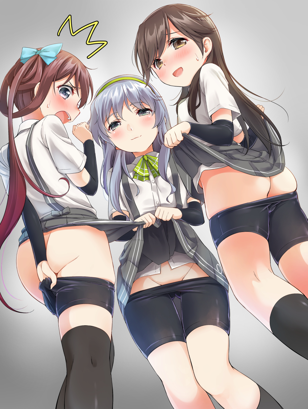 二次ロリ少女の夏はちょっと蒸れそうな健康的スパッツ姿を楽しむスパッツロリ二次萌え画像-49