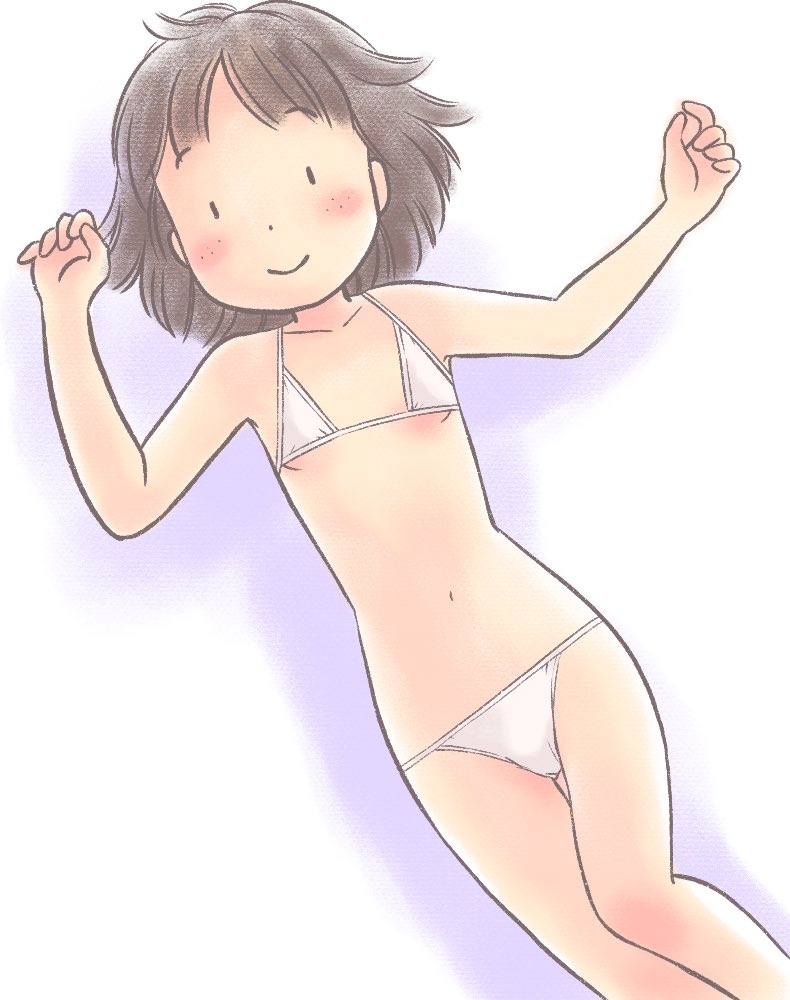 7月5日はビキニの日なのでロリ少女のマイクロだったりマイクロじゃなかったりビキニ二次画像100連発-12