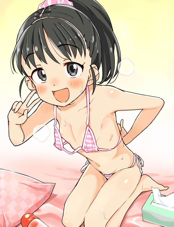 7月5日はビキニの日なのでロリ少女のマイクロだったりマイクロじゃなかったりビキニ二次画像100連発-76