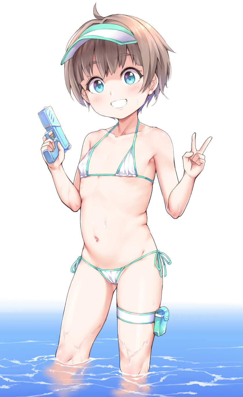 7月5日はビキニの日なのでロリ少女のマイクロだったりマイクロじゃなかったりビキニ二次画像100連発-80