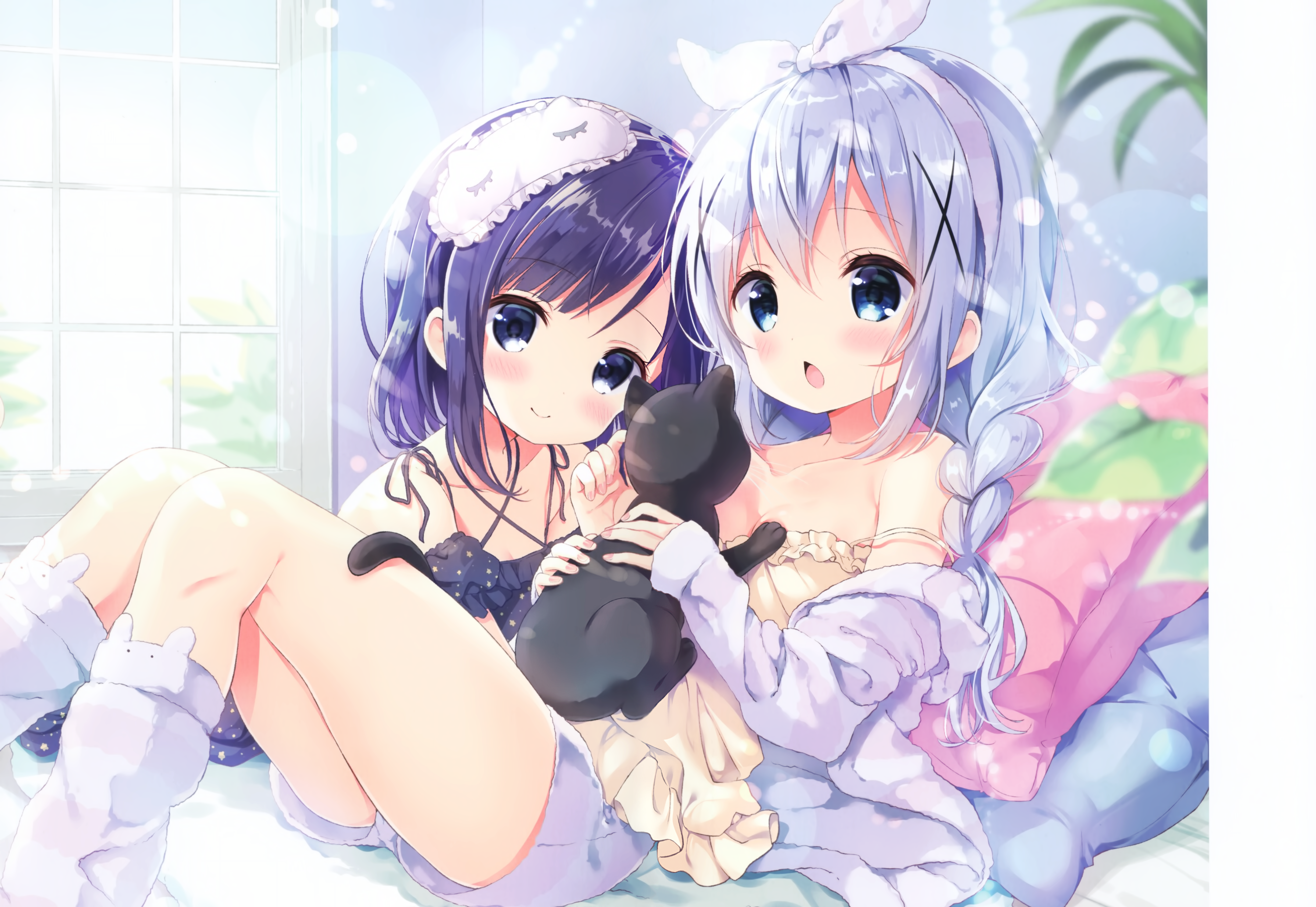 二次ロリ少女の夏らしい薄着なノースリーブでエッチな格好してるのがたまらない二次エロ画像-47