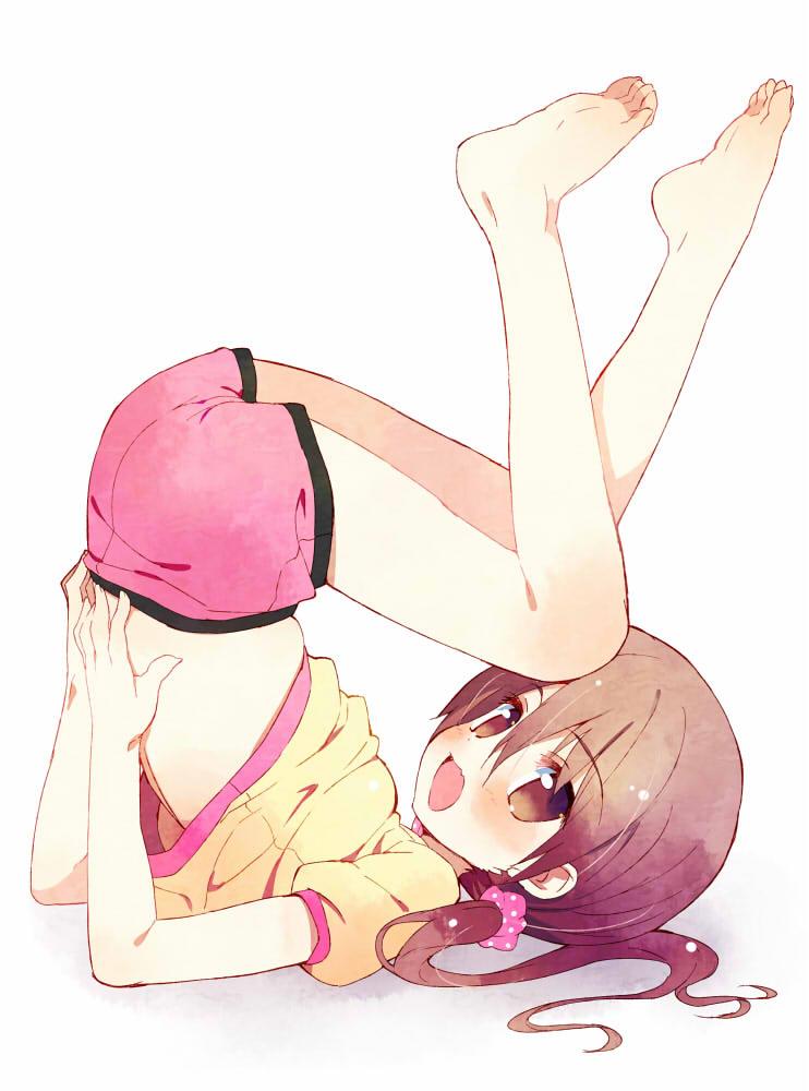 二次ロリ少女が夏らしいショートパンツやホットパンツで肌の面積がまぶしい二次エロ画像-6