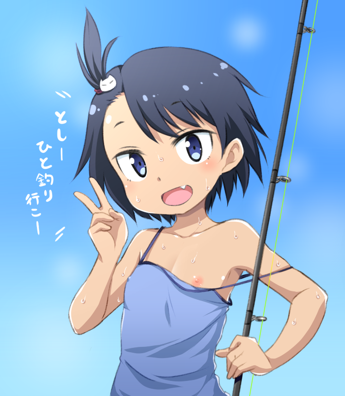 二次ロリ少女の夏らしい無防備薄着姿を楽しみつつ夏を送り出す薄着ロリ二次エロ画像-21
