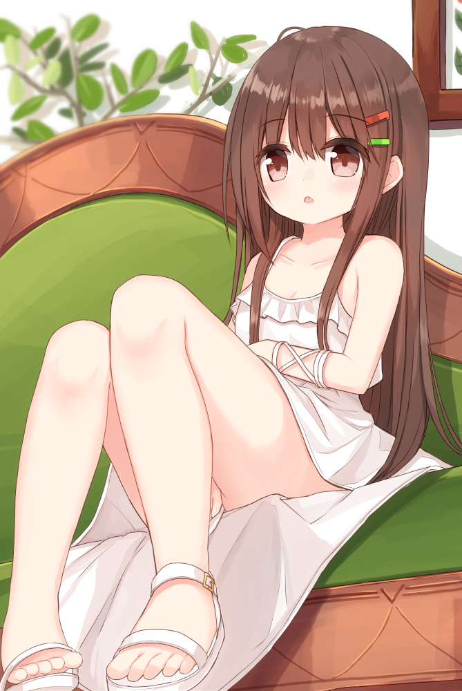 二次ロリ少女の夏らしい無防備薄着姿を楽しみつつ夏を送り出す薄着ロリ二次エロ画像-31