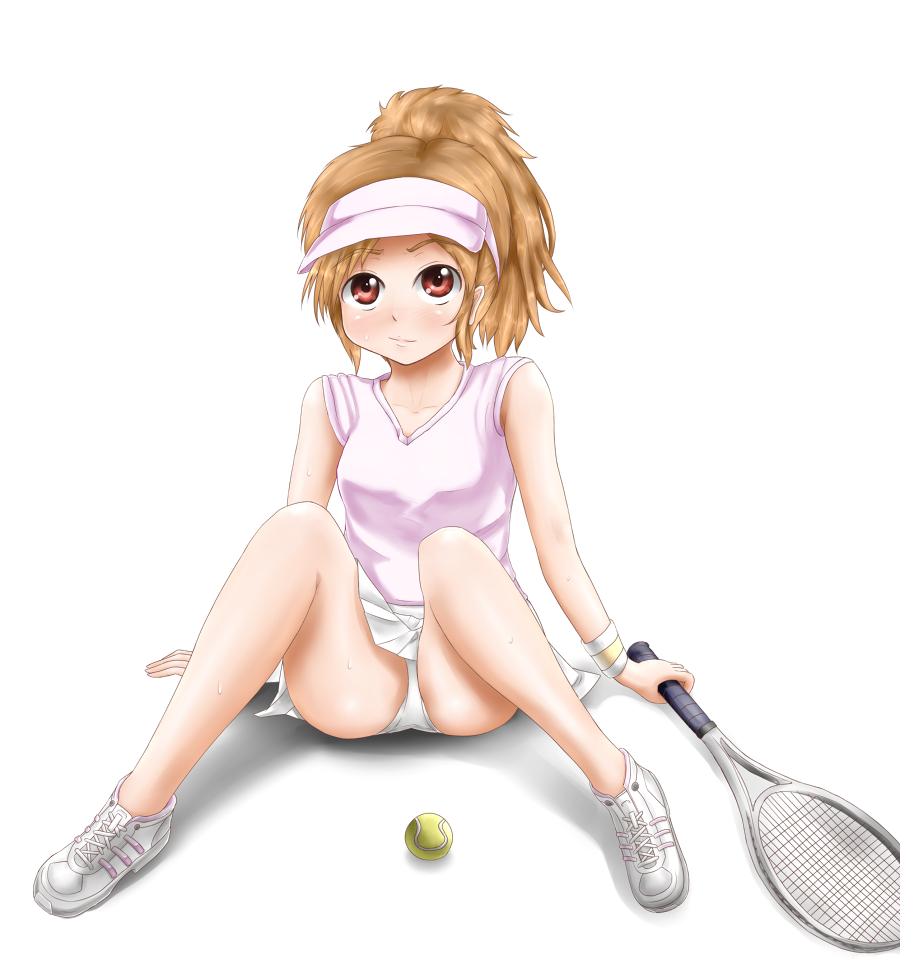 二次ロリ少女やちっぱい少女のテニスウェアで健康的でエッチなロリテニスウェア二次エロ画像-33