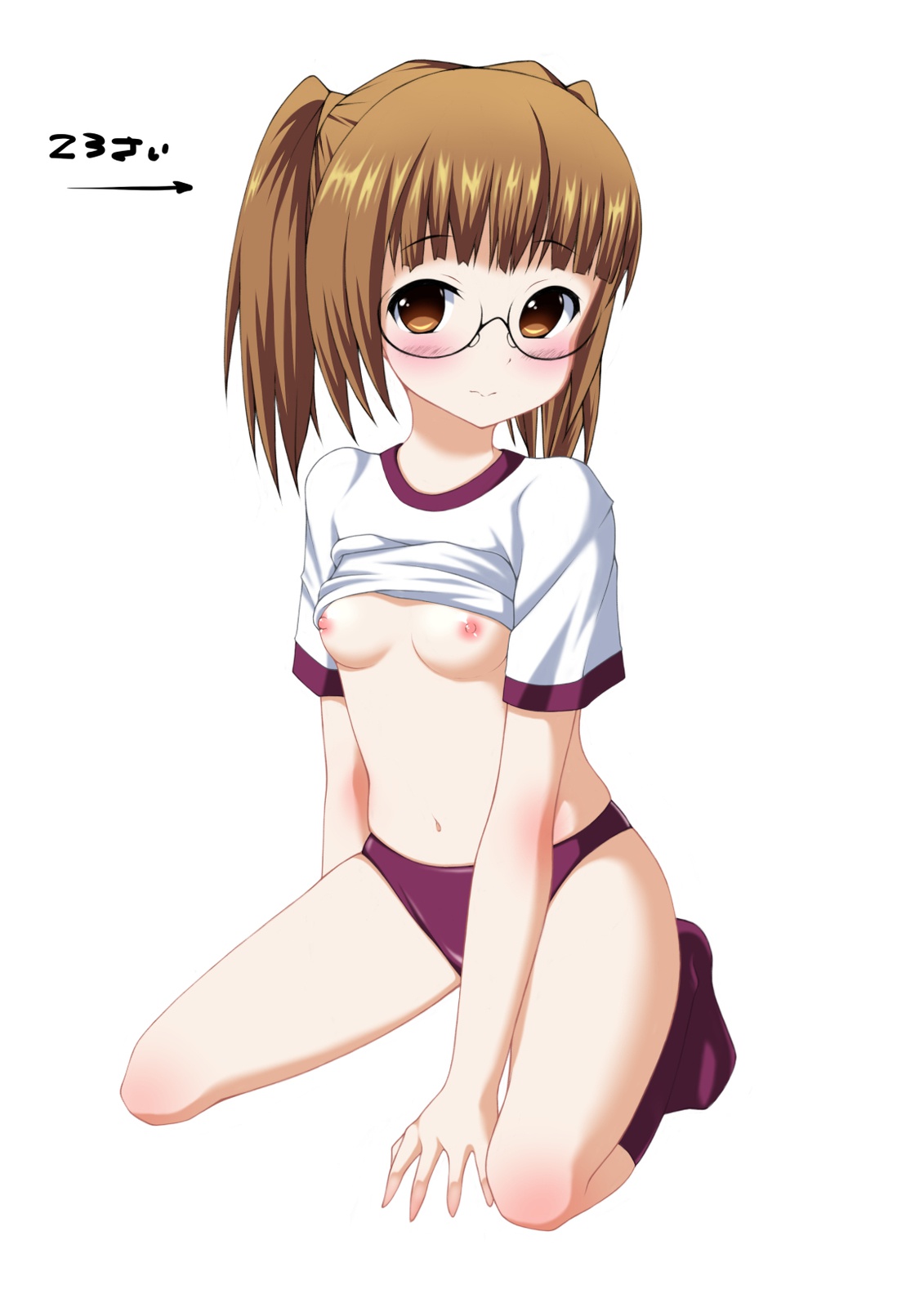 本来は今日はスポーツの日なので二次ロリ少女の体操服・ブルマ姿の二次エロ画像-33