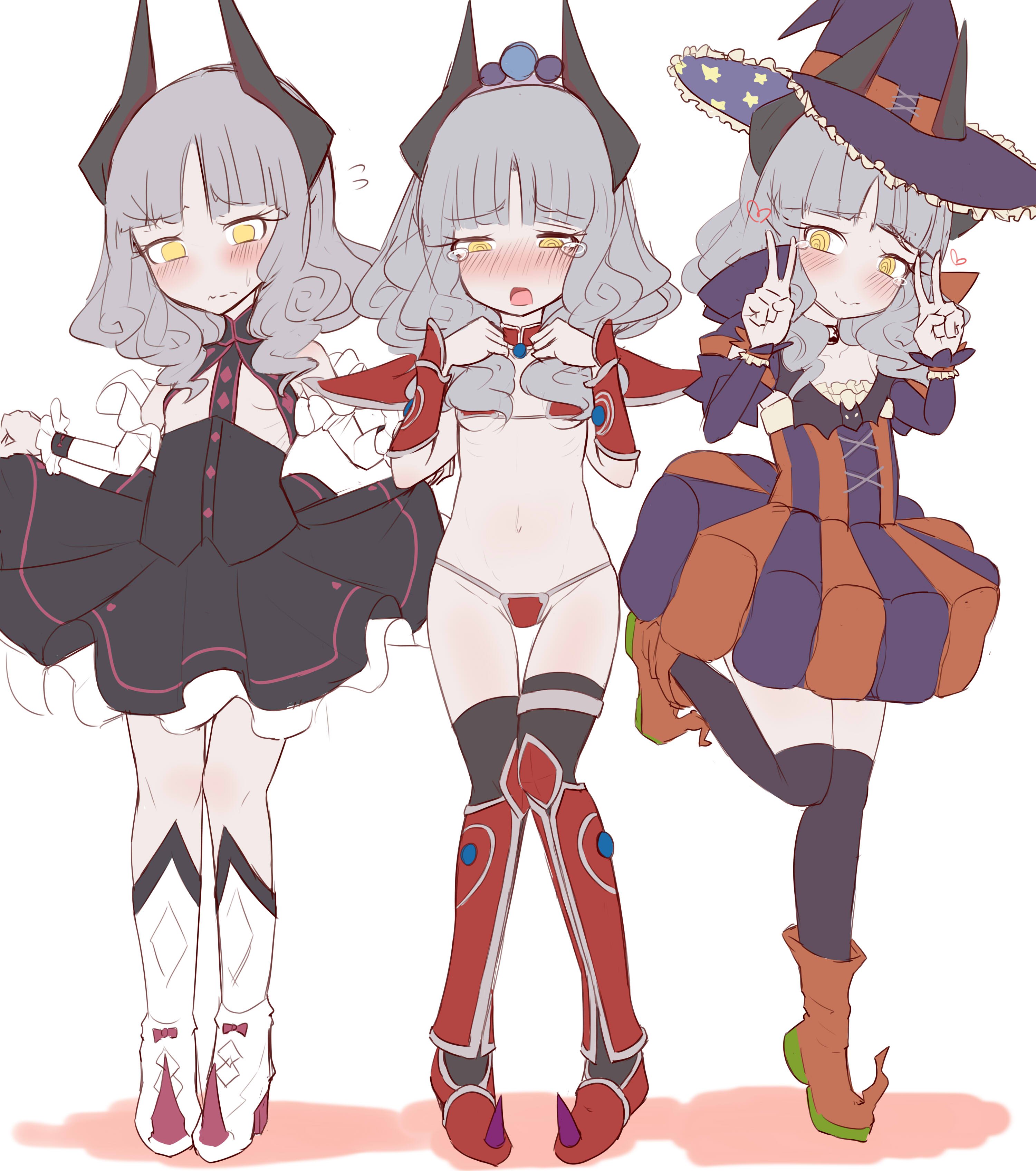 二次ロリ少女のハロウィンらしいエッチな仮装したいたずらしたくなるハロウィンロリ二次エロ画像-27