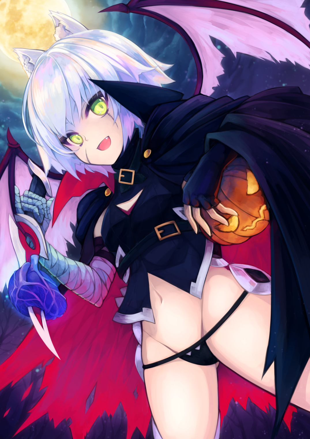 二次ロリ少女のハロウィンらしいエッチな仮装したいたずらしたくなるハロウィンロリ二次エロ画像-38