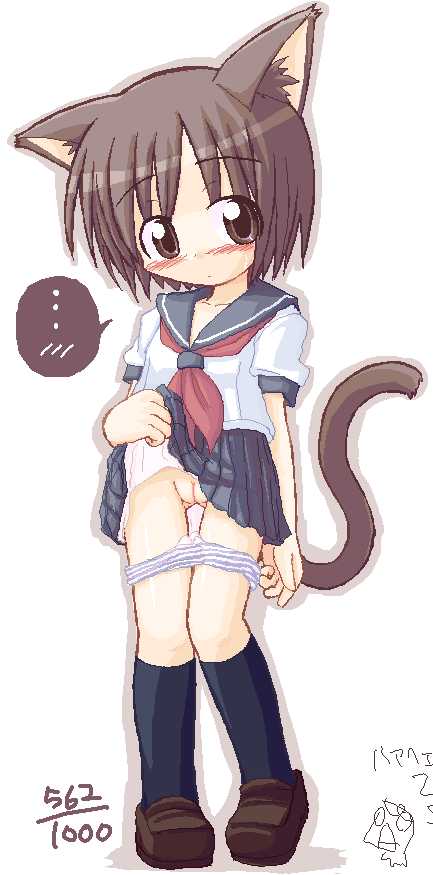 二次ロリ貧乳セーラー服JC美少女の制服姿が可愛いロリ制服JC二次エロ画像-5