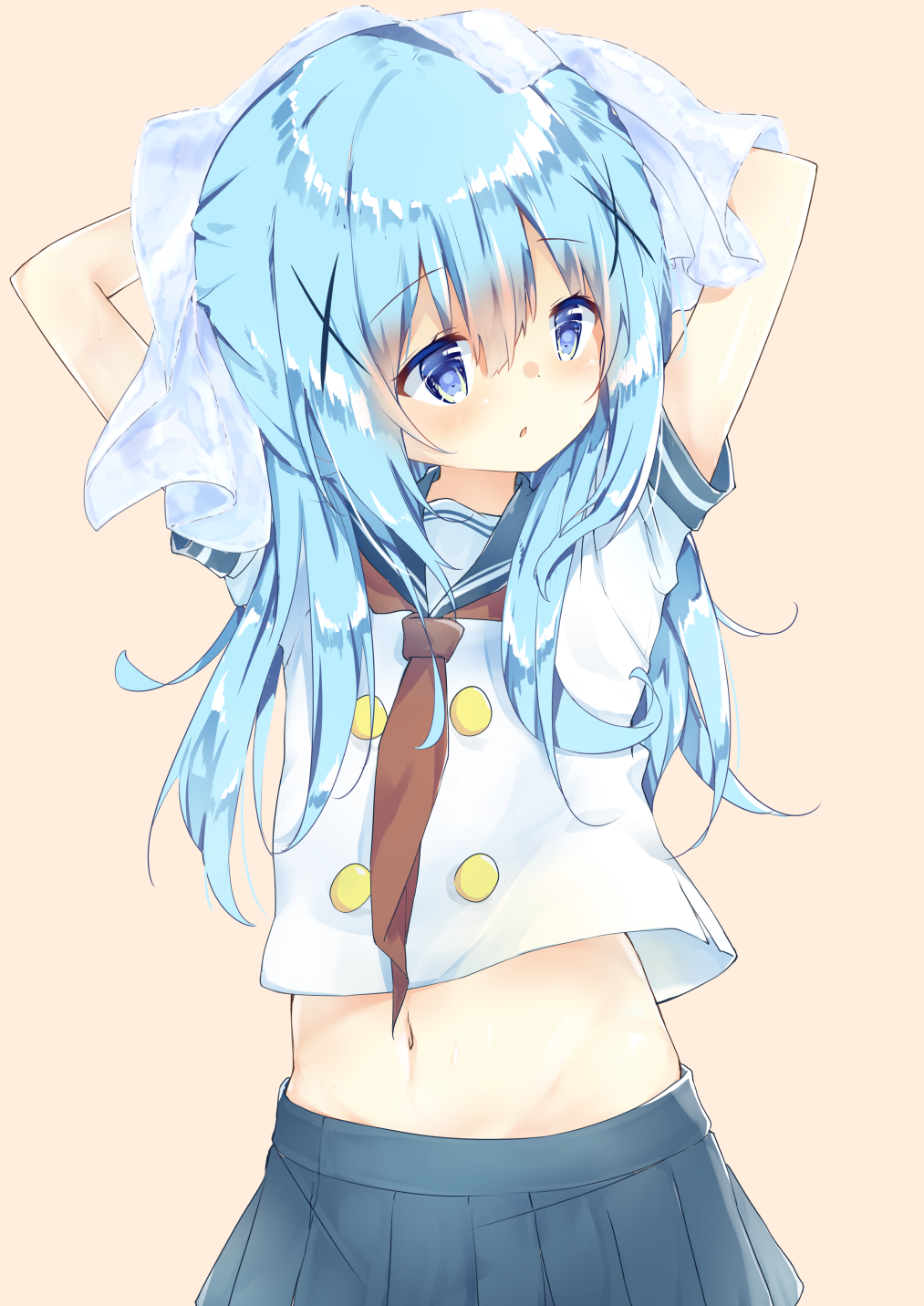 二次ロリ貧乳セーラー服JC美少女の制服姿が可愛いロリ制服JC二次エロ画像-34