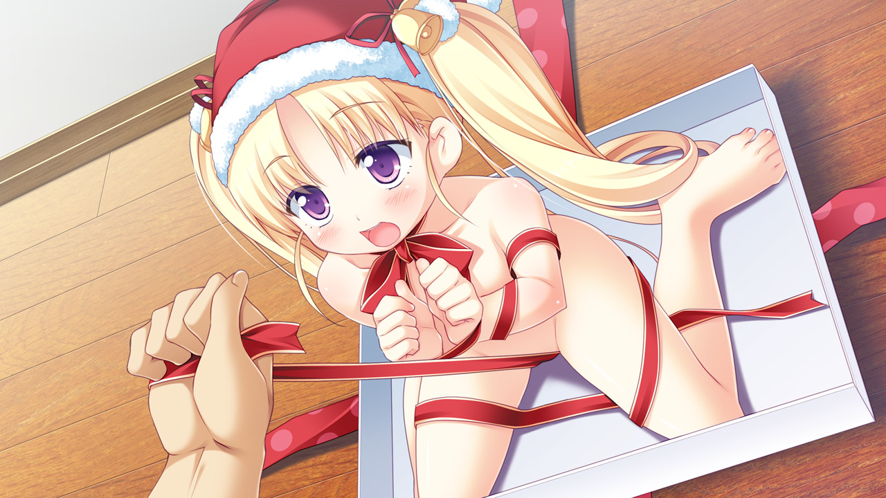 二次ロリ少女のクリスマスイブにふさわしいサンタコスでプレゼントされたい二次エロ画像-1
