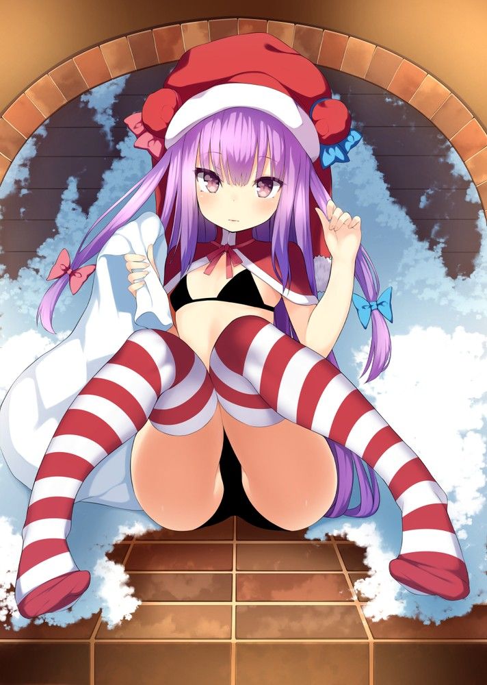 二次ロリ少女のクリスマスイブにふさわしいサンタコスでプレゼントされたい二次エロ画像-11